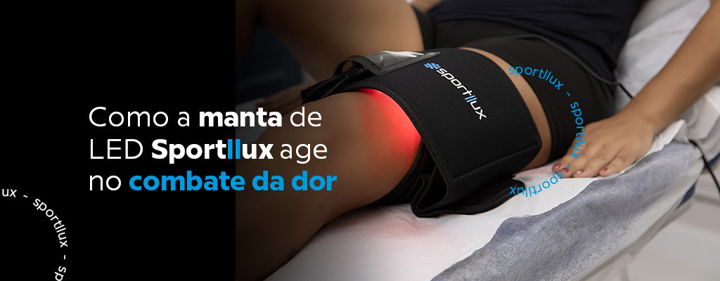 Como a manta de LED Sportllux age no combate da dor ?